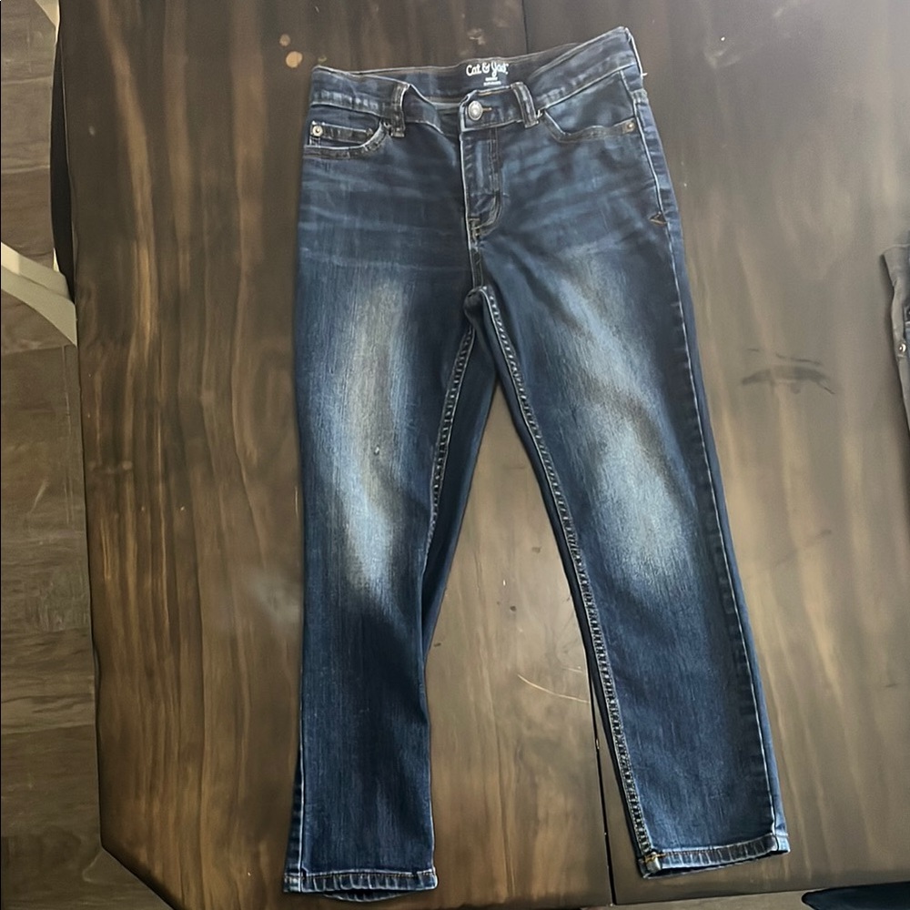 Cat & Jack Boys Dark Blue Skinny Jeans